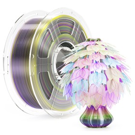 Mecpow Filament PETG 1kg Arc-en-Ciel Transparent Style 2