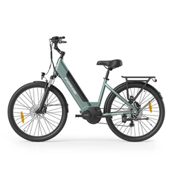 Foride Urbano 1 Electric Bike, 250W Mid-drive Motor, 36V 13Ah Battery, 26 inch Tires, 25km/h Max Speed, 110km Range, Hydraulic Disc Brake, Suspension Fork with Lockout, Shimano 7-speed