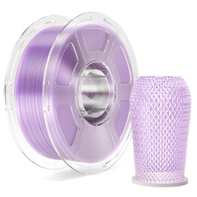 Mecpow High-Speed PETG Filament 1kg Transparent Hellviolett
