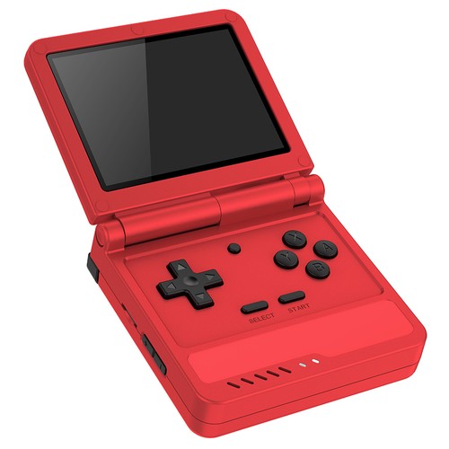 Powkiddy V90S Flip Handheld Game Console 64GB Red