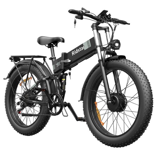 Ridstar H26 Pro Elektrofahrrad 1500W*2 52V 20Ah