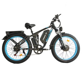 Orlms V3 Elektrofahrrad 1000W*2 52V 25Ah Blau