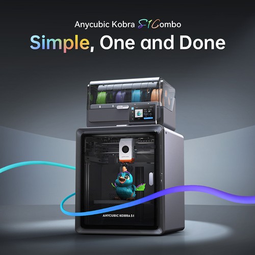Refurbished Anycubic Kobra S1 Combo 3D Printer
