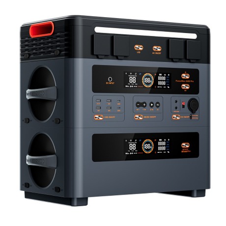 Blackview Oscal PowerMax 2400 Pro Powerstation 2016Wh + 1x BP2400 Pro 2016Wh LiFePO4 Akku