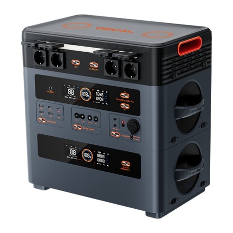 Blackview Oscal PowerMax 2400 Pro Powerstation 2016Wh + 1x BP2400 Pro 2016Wh LiFePO4 Akku