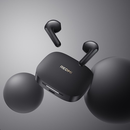 Redmi Buds 7S Semi-In-Ear ANC-Ohrhörer, 5-stufiger EQ-Sound, bis zu 32 Stunden Akkulaufzeit – Schwarz