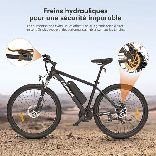 Vélo Électrique Adulte Highphoria – Moteur 48V 250W – Autonomie 100 Km – Pneus 26×4.0″