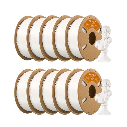 10kg ERYONE High Speed PLA+ Filament - Elfenbein-Weiß

