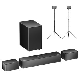 Ultimea Poseidon D60 5.1 Soundbar + Steady 300 Speaker Stands