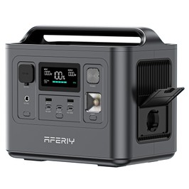 AFERIY P010 Tragbare Powerstation, 800 W 512 Wh Outdoor-Generator, 8 Ausgänge, 1,5 Stunden Vollladung, 3500+ Zyklen LiFePO₄-Akku