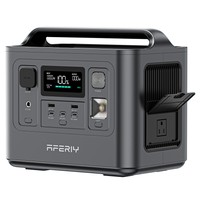 AFERIY P010 Portable Power Station, 800W 512Wh Outdoor Generator, 8 Outputs, 1.5H Full Charge, 3500+ Cycles LiFePO₄ Battery