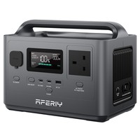 AFERIY P040 Portable Power Station, 400W 256Wh Outdoor Generator, 5 Outputs, 1.2H Full Charge, 3500+ Cycles LiFePO₄ Battery