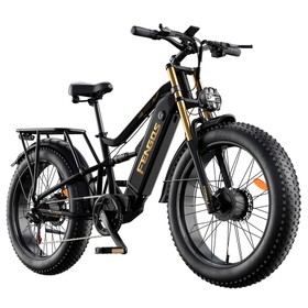 FENGQS H6PRO Electric Bike 1000W*2 52V 20Ah Black Golden