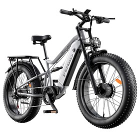 FENGQS H6PRO Electric Bike 1000W*2 52V 20Ah White