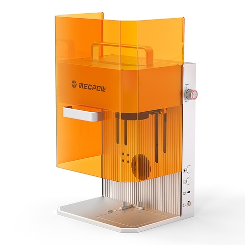 Mecpow X1 Dual-Laserschneider und -gravierer, 2 W Infrarot und 10 W Diode, 5000 mm/s Geschwindigkeit, 105 × 105 mm