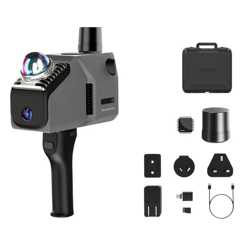 3DMakerpro Eagle LiDAR 3D Scanner, 2cm Accuracy, 8K Ultra Imaging, Up to 140m Range, 3.5-inch Screen