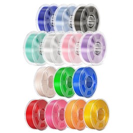 7kg Mecpow Filament PLA+ Haute Vitesse(Rouge/ Bleu/ Chair/ Vert/ Jaune/ Orange/ Rose) + 7kg Mecpow Filament PETG Transparent Haute Vitesse (Gris/ Fumé/Bleu/Bleu Clair/Cyan/Violet Clair/Rose Clair, Transparent)