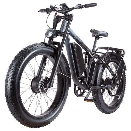 ORZELEBIKE K17 Elektrofahrrad 1000W*2 48V 25Ah Silber