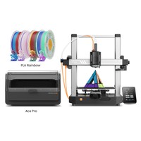 Anycubic Kobra 3 V2 Combo 3D Printer + 4kg PLA Rainbow Filament