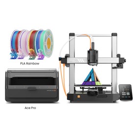 Anycubic Kobra 3 V2 Combo 3D Printer 4kg PLA Rainbow