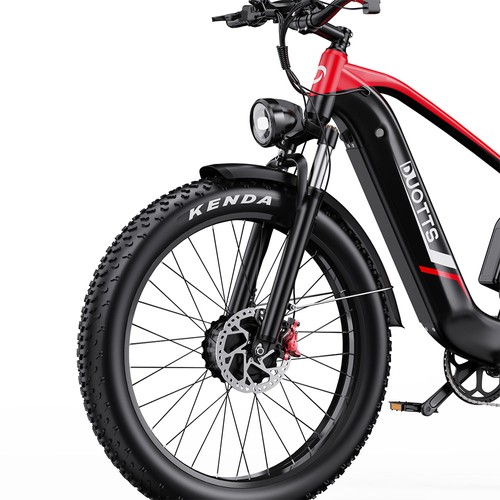 Electric Mountain Bike Cool E Bikes 2019 DUOTTS F26 Electric Bike 26 Inch  55Km/h 20Ah 750W*2 Dual Motors Black