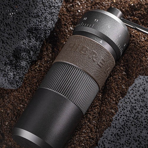 HIBREW G4B Manuelle Kaffeemühle, Einstellbare Mahlgradeinstellungen, für Zuhause, Büro und Outdoor