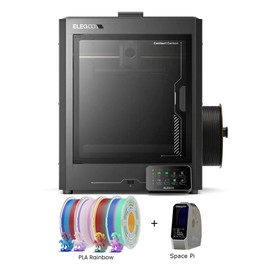 Elegoo Centauri Carbon Imprimante 3D + Séchoir Creality Space Pi + 4kg Filament PLA Arc-en-Ciel