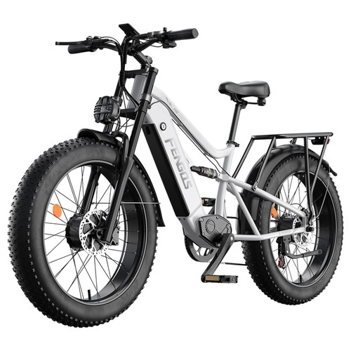 FENGQS H6PRO Elektrofahrrad 1000W*2 52V 17,5Ah Weiß