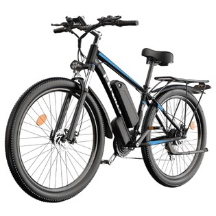 Coupon Geekbuying FENGQS Q8 Electric Bike, 750W Motor, 48V 17.5Ah Battery, 27.5 inch Tires, 50km/h Max Speed, 85km Range, Mechanical Disc Brakes, 21-speed - Blue