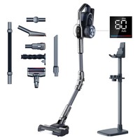 JIMMY H11 Pro Cordless Vacuum Cleaner, 700W/260AW Suction, 90 mins Runtime, Flexible Mental Tube, 7 Cleaning Tools, LED Display, for Carpets/Hard Floors - Dark Gray