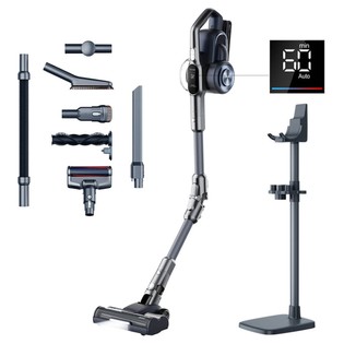 Coupon Geekbuying JIMMY H11 Pro Cordless Vacuum Cleaner, 700W/260AW Suction, 90 mins Runtime, Flexible Mental Tube, 7 Cleaning Tools, LED Display, for Carpets/Hard Floors - Dark Gray