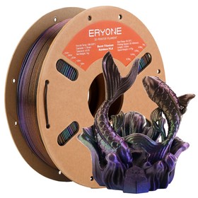 ERYONE Filament PLA Arc-en-ciel Titane Brule 1kg Nebuleuse