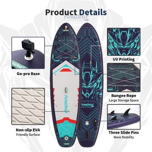 FunWater SUPFW50B Stand Up Paddle Board 350*90*15cm