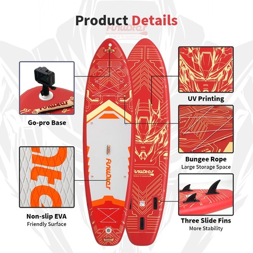 FunWater SUPFW50C Stand Up Paddle Board 350*90*15cm