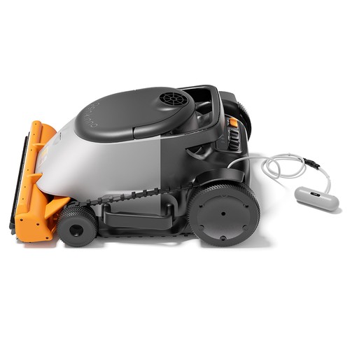 Genkinno ACE 600 Akku-Pool-Staubsauger-Roboter, Skimmer, für Pools bis 500 m²