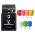 Anycubic Kobra S1 Combo + 7kg Mecpow High Speed PLA+ Filament - (1kg Red + 1kg Pink + 1kg Orange + 1kg Yellow + 1kg Skin + 1kg Green + 1kg Blue )