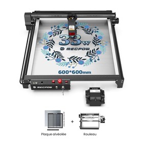Mecpow X5 Pro 33W Laser Plateau laser Rouleau rotatif