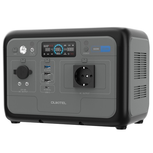 OULKITEL P800E Tragbares Kraftwerk 512Wh 800W