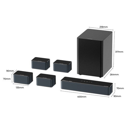 Ultimea Poseidon D80 Boom 7.1 Barre de son