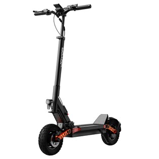 Coupon Geekbuying Joyor S10-S-Z Electric Scooter 10 Inch Off-road Tires 60V 18Ah Battery 1000W*2 Dual Motor 70-85KM Range 120KG Load Double Hydraulic Disc Brakes Shock absorber Turn signal Smart LED Display update from S10-S - Black