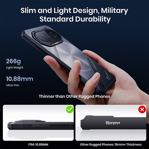 FOSSiBOT F114 Robustes Smartphone 4GB 128GB