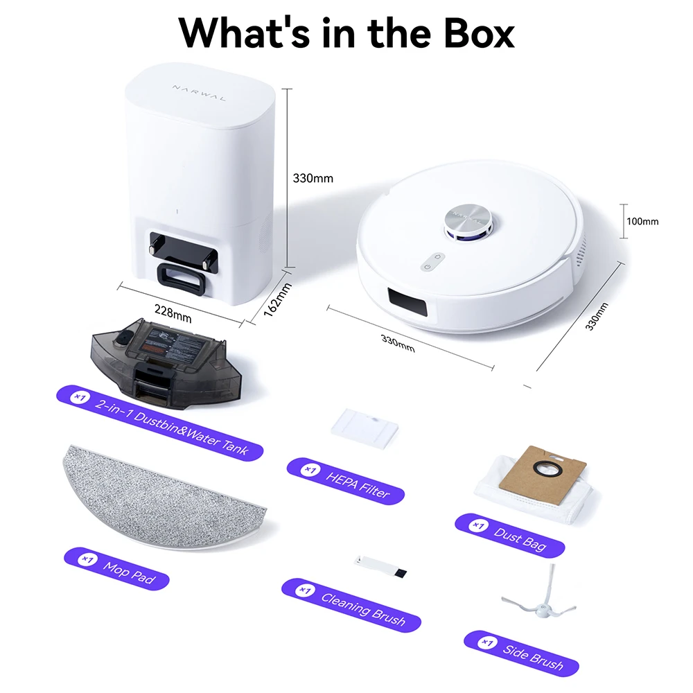 Narwal Freo S robot vacuum cleaner - success is within reach! 9 Narwal Freo S robot vacuum cleaner - success is within reach! 7