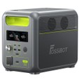 FOSSiBOT F1200 Portable Power Station, 1024Wh LiFePO4 Solar Generator with 2x AC 1200W, 2x USB-A, 1x Type-C PD 20W and 1x PD 100W Ports