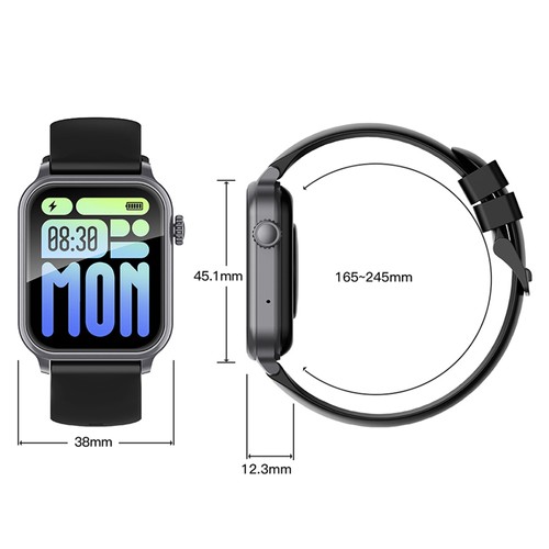 SENBONO JX633 Smartwatch Black