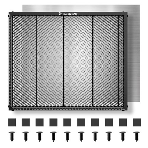 Mecpow H43 410 x 340 x 16 mm Lit laser en nid d’abeille pour Falcon A1