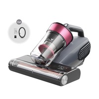 Refurbished JIMMY BX8 Mattress Vacuum Cleaner, with UV Light, 600W Powerful Suction, Ultrasound, Hot Wind Technology, LED Screen and Smart Dust Sensor, Gray - EU Plug