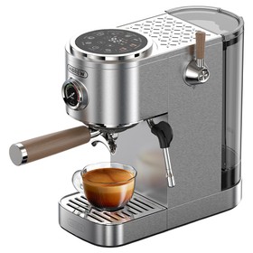 HiBREW H13 Semi-automatic Coffee Machine Silver