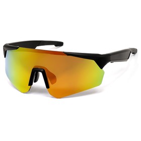 SENBONO QYpro 2 Cycling Sunglasses Black Orange