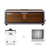 Creality Falcon A1 10W FDA Klasse 1 Laser + 150W Rauchabsauger + Laserbett