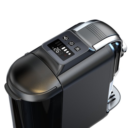 HiBREW H2C 5-in-1 Kapselkaffeemaschine, Smart Touch Control, 7 Tassengrößen, Heiß